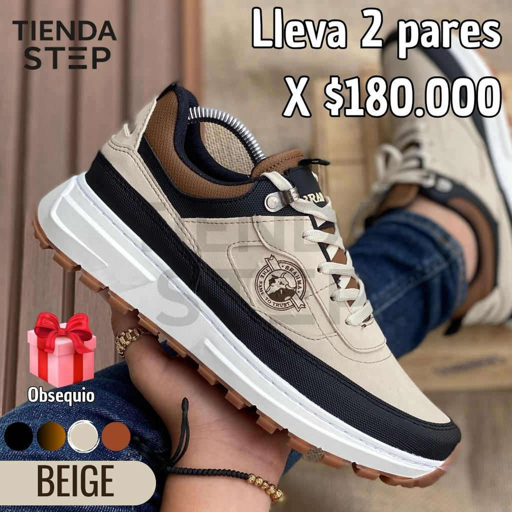 Deportivos para Caballero 🔥 ¡PROMOCIÓN SOLO HOY! 2 PARES POR EL PRECIO DE 1